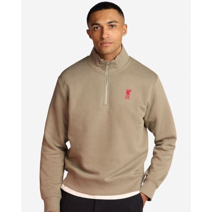 Liverpool Sweatshirt 1/4 Zip - Khaki
