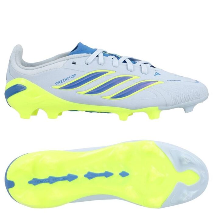 adidas Predator Elite FG Ice Cold Precision - Crystal Sky/Ray Blue/Solar Yellow Kids