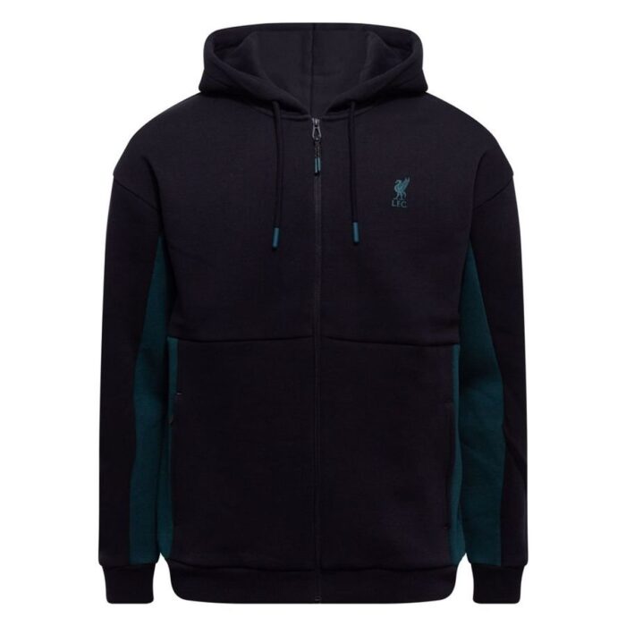 Liverpool Full Zip Hoodie Athletic - Black