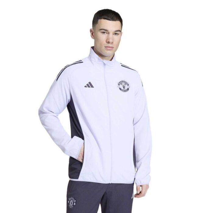 Manchester United Training Jacket Presentation Tiro 25 - Purple Tint/Aurora Black