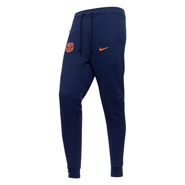 Barcelona Sweatpants NSW Tech Fleece 3rd - Midnight Navy/Bright Mango