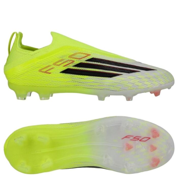 adidas F50 Elite Laceless FG Born For Goals - Solar Yellow/Core Black/Lucid Red Kids