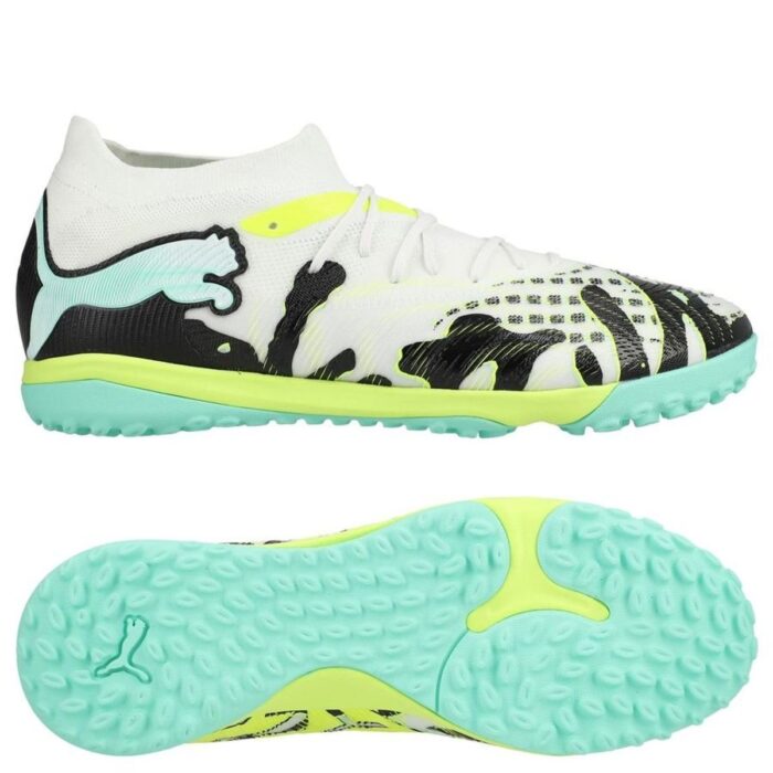 PUMA Future 9 Match TT Creativity - Yellow Alert/Mint Jelly/PUMA White/PUMA Black