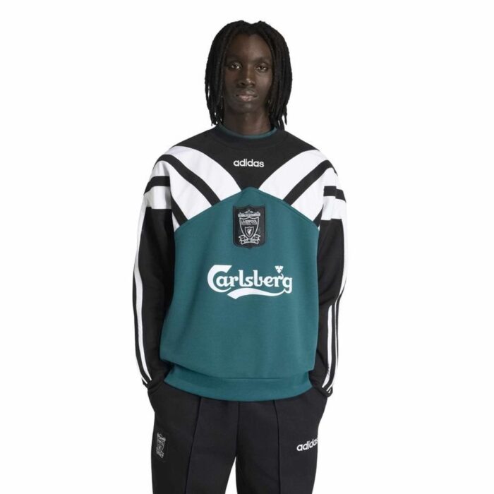 Liverpool Sweatshirt Bringback 1995/96 - Rich Green/Black/White