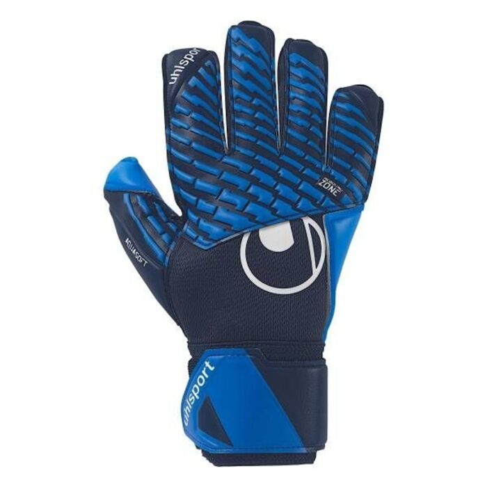 Uhlsport Goalkeeper Gloves Fangmaschine Aquasoft - Navy/Pacific Blue/White