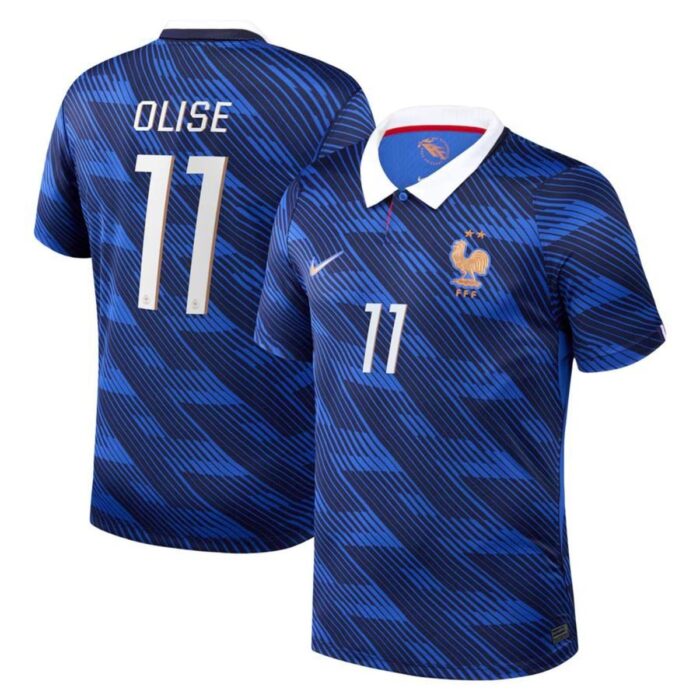 France Home Shirt World Cup 2026 OLISE 11