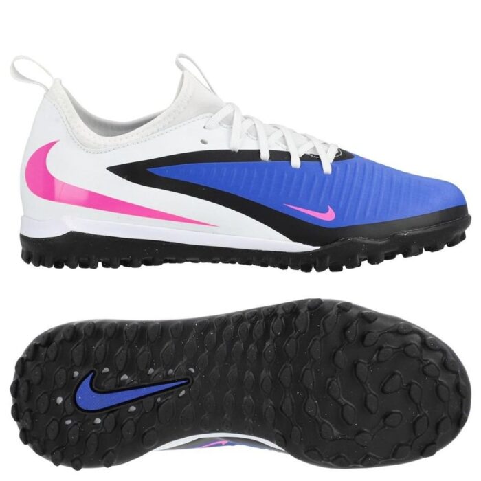 Nike Phantom 6 Academy Low Cut TF Attack - Racer Blue/Pink Blast/White Kids
