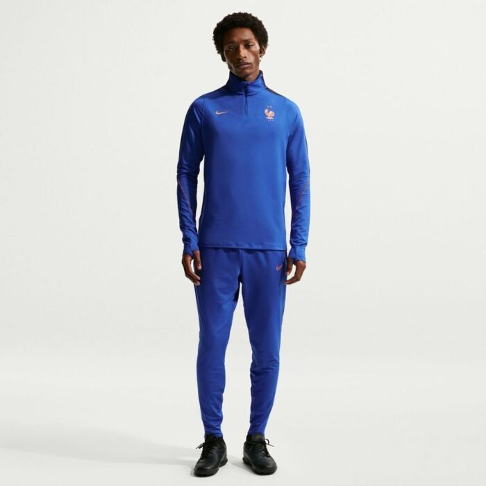France Training Shirt Dri-FIT Strike Drill World Cup 2026 - Game Royal/Blackened Blue/Metallic Copper