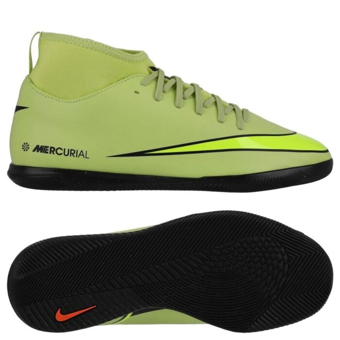 Nike Mercurial Superfly 10 Club IC Max Voltage - Limelight/Volt/Hyper Crimson Kids
