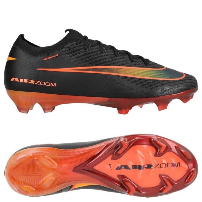 Nike Air Zoom Mercurial Vapor 16 Elite FG Heat Up - Black/Hyper Crimson