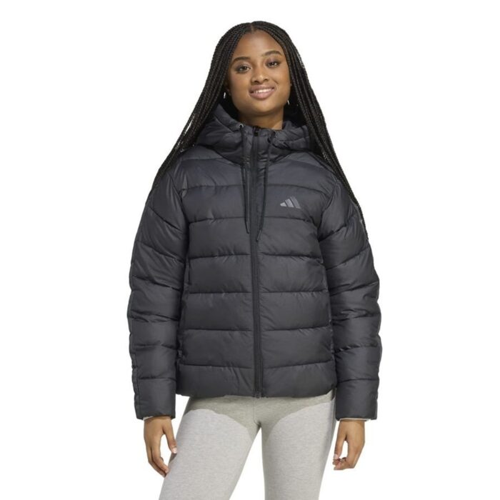 adidas Winter Jacket Essentials 3-Stripes Synthetic Down - Black Women