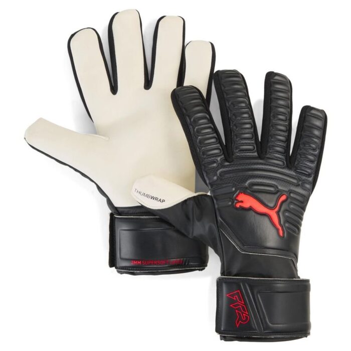 PUMA Goalkeeper Gloves Future Play NC Eclipse - PUMA Black/Glowing Red