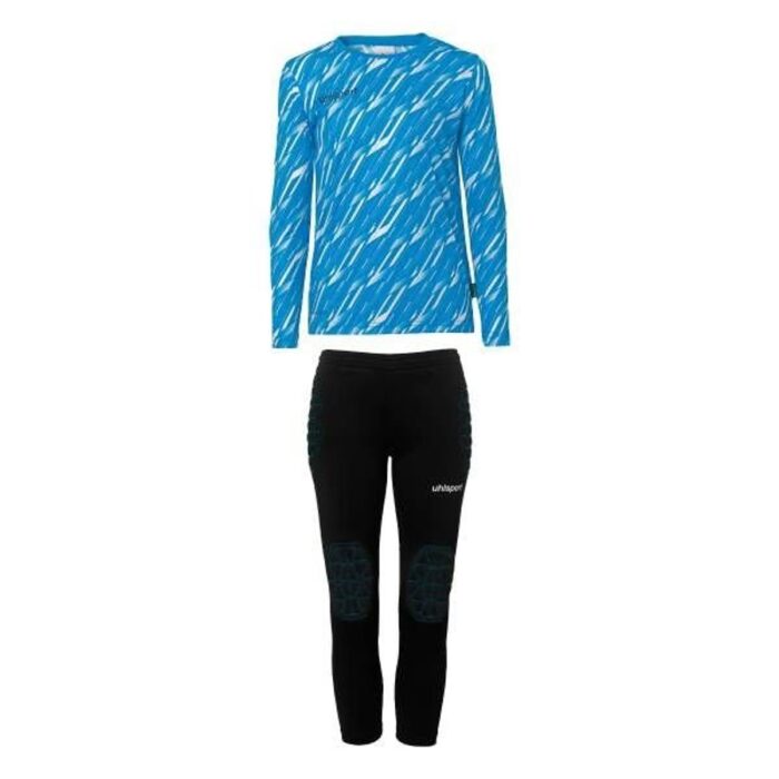 Uhlsport Goalkeepers Kit Progressive - Blue/Black Kids