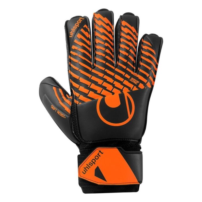 Uhlsport Goalkeeper Gloves Fangmaschine Soft Resist+ Flex Frame - Black/Fluo Orange