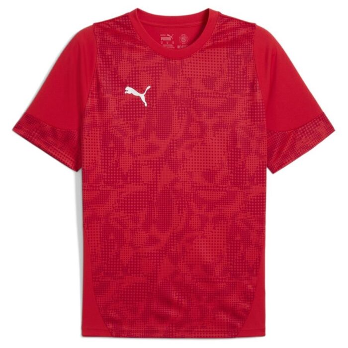 PUMA Training T-Shirt teamCUP - Puma Red/Puma Silver/Cherry Tomato