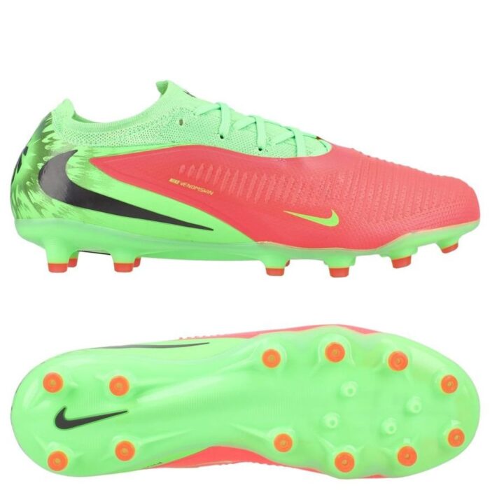 Nike Phantom 6 Pro Low Cut AG-PRO Erling Haaland Personal Edition - Hot Punch/Black/Green Strike