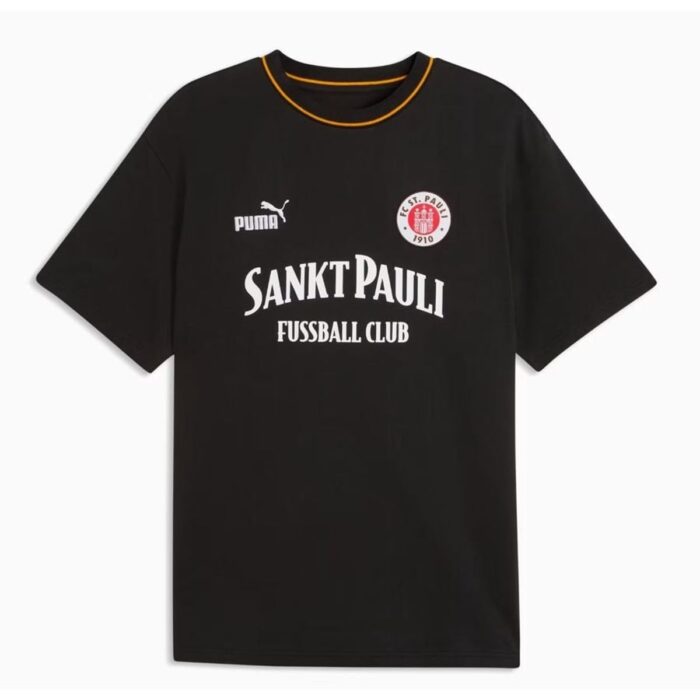 St. Pauli T-Shirt Retro - PUMA Black/PUMA White