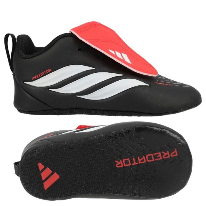 adidas Predator Crib IN Immortal DNA - Core Black/Footwear White/Lucid Red Kids