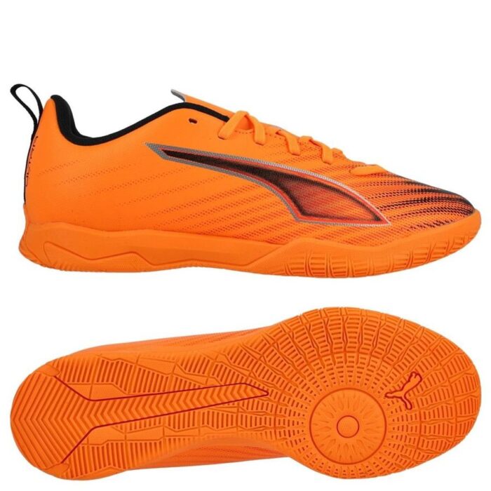 PUMA Ultra 6 Play IT Hot Pursuit - Heat Fire/PUMA Black/Glowing Red Kids
