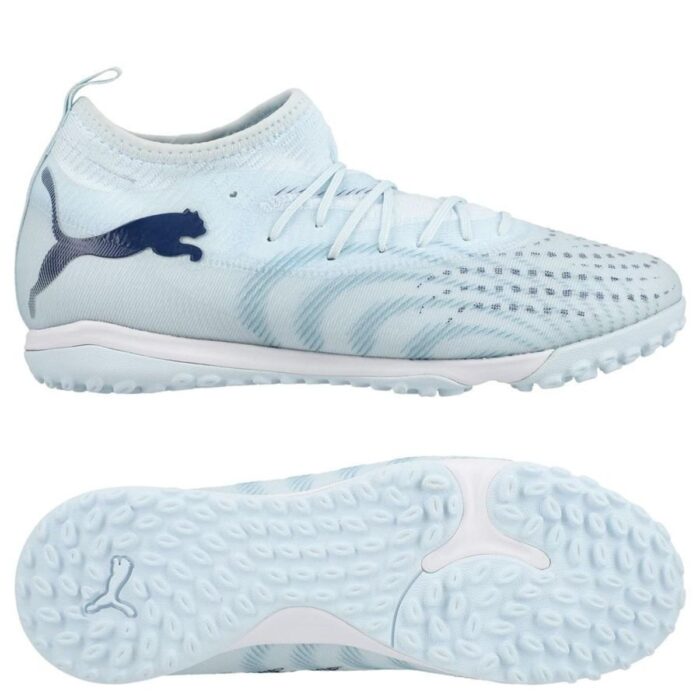 PUMA Future 9 Match Mid + TT Dreamrush - Icy Blue/Blue Jewel Kids