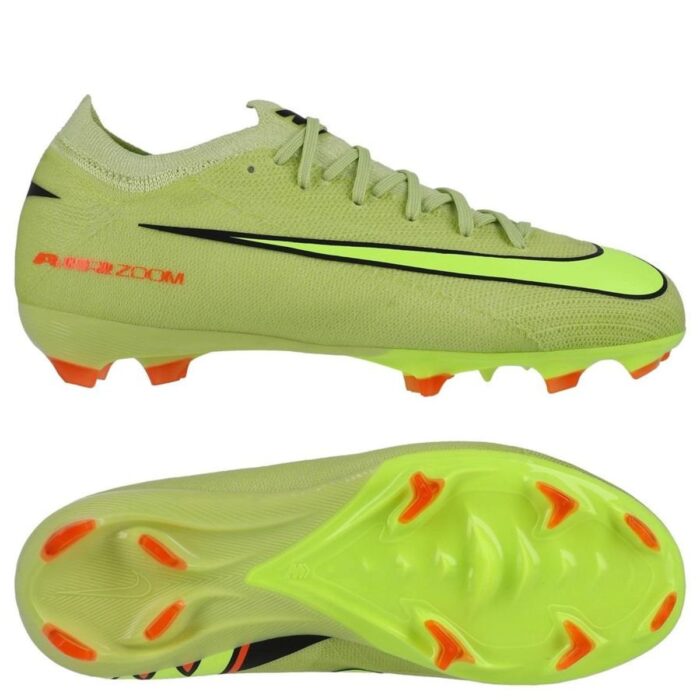 Nike Air Zoom Mercurial Vapor 16 Pro FG Max Voltage - Limelight/Volt/Hyper Crimson Kids
