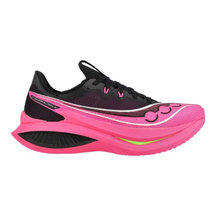 Saucony Running Shoe Endorphin Speed 5 - Black/Shock Pink