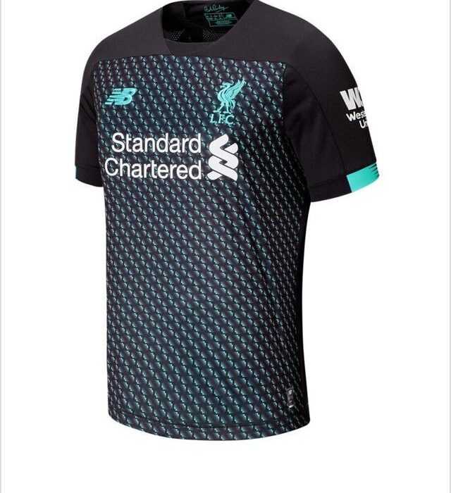 New Balance 2019-20 Liverpool Third Jersey - Black-Teal
