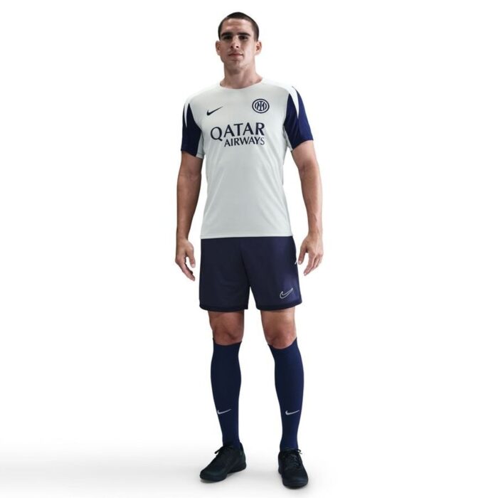 Inter Training T-Shirt Dri-FIT Strike - Grey Haze/Blue Void/Ghost Aqua