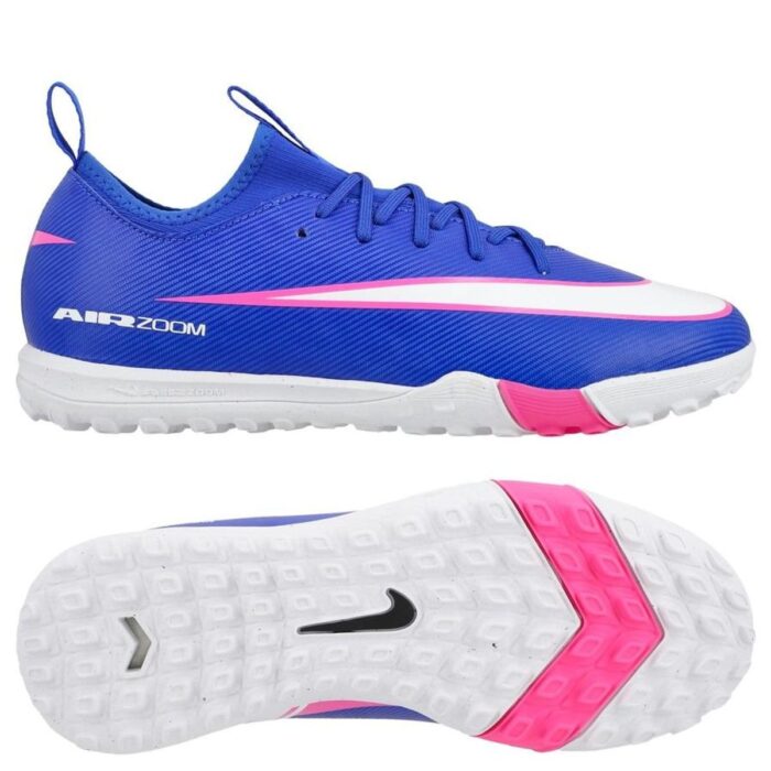 Nike Air Zoom Mercurial Vapor 16 Academy TF Attack - Racer Blue/White Kids