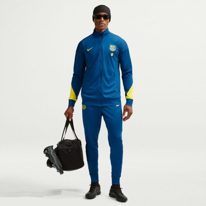 Barcelona Tracksuit Dri-FIT Strike - Gym Blue/Opti Yellow