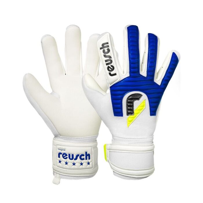 Reusch Goalkeeper Gloves Legacy '86 Gold X - White/Blue