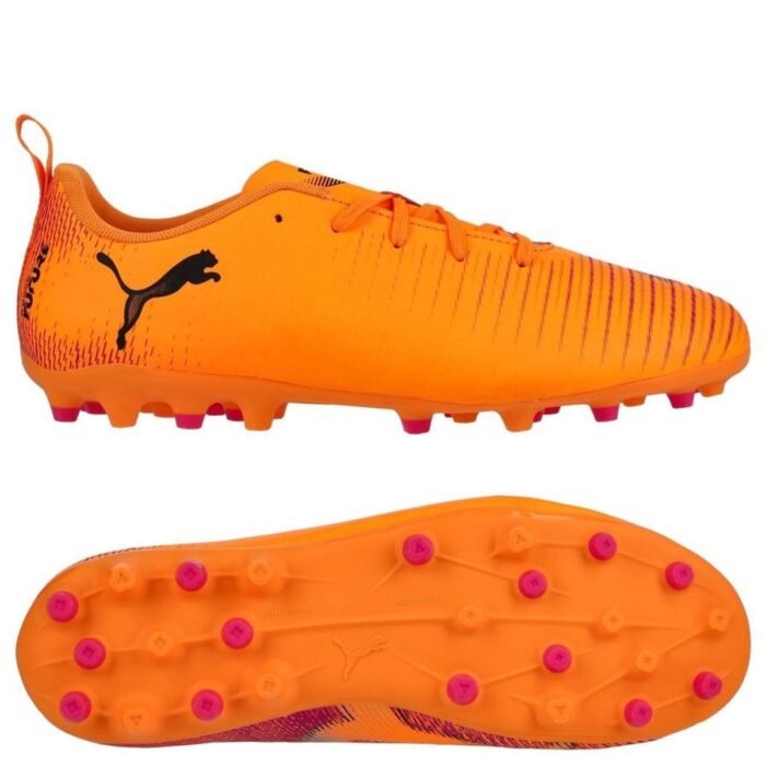 PUMA Future 8 Play MG Hot Pursuit - Heat Fire/PUMA Black/Ravish Kids