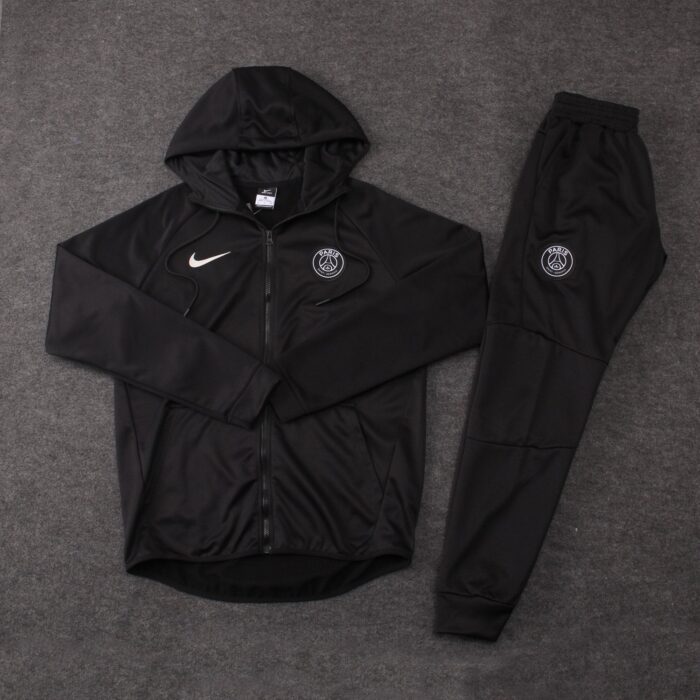 PSG x NIKE Black Hoodie Suit