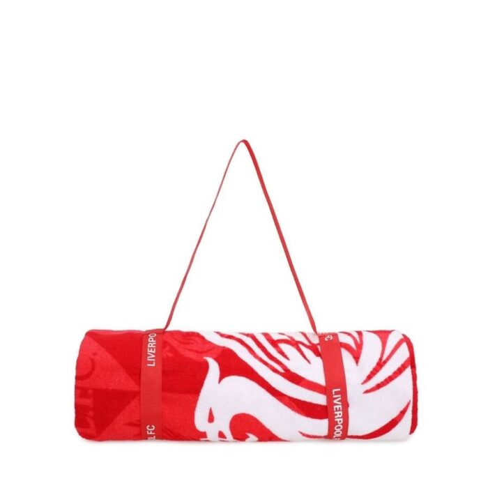 Liverpool Beach Towel - Red/White