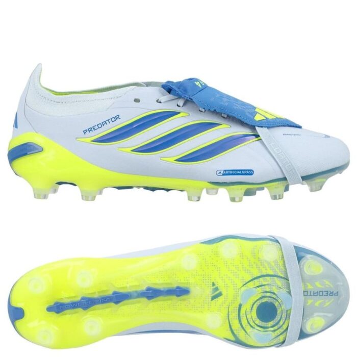 adidas Predator Elite Fold-over Tongue AG Ice Cold Precision - Crystal Sky/Ray Blue/Solar Yellow