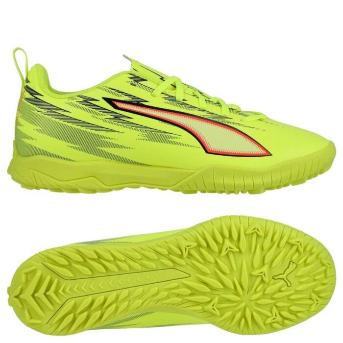PUMA Ultra 6 Play TT Unleashed - Yellow Alert/PUMA Black/Glowing Red/Lime Squeeze Kids