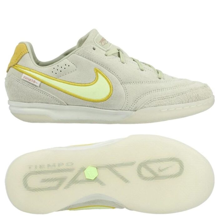Nike Tiempo Streetgato IC - Olive Aura/Liquid Lime Kids LIMITED EDITION