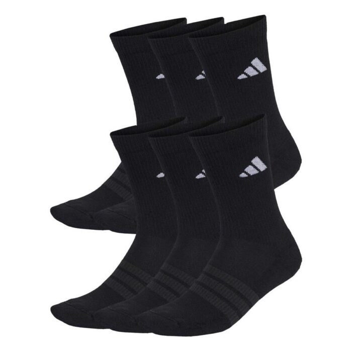 adidas Socks Cushioned Crew 6-Pack - Black/White