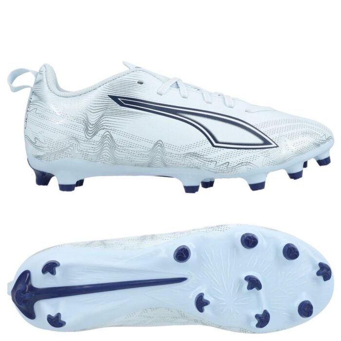 PUMA Ultra 6 Play FG/AG Dreamrush - Icy Blue/PUMA White/Blue Jewel Kids