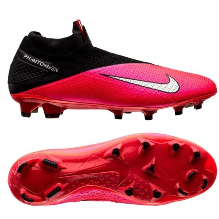Nike Phantom Vision 2 Elite DF FG Future Lab - Laser Crimson/Metallic Silver/Black