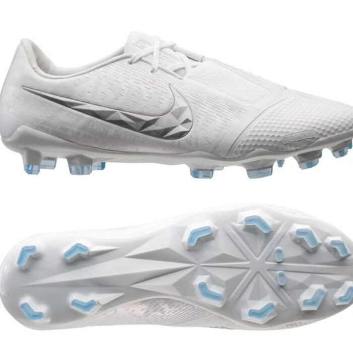 Nike Phantom Venom Elite FG Nuovo - White/Chrome/Metallic Silver