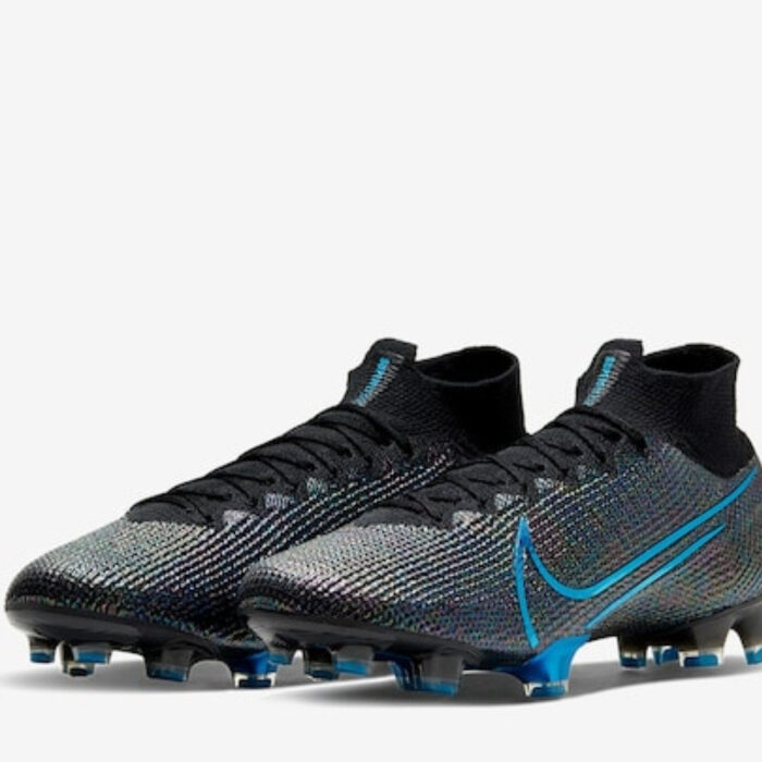 NIKE MERCURIAL SUPERFLY  VII ELITE FG - BLACK/LASER BLUE/BLUE