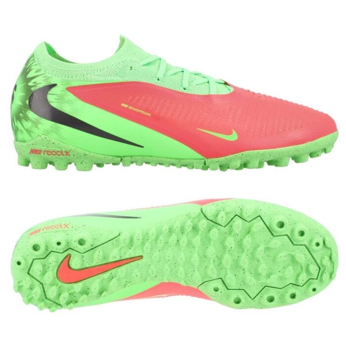 Nike Phantom 6 Pro Low Cut TF Erling Haaland Personal Edition - Hot Punch/Black/Green Strike