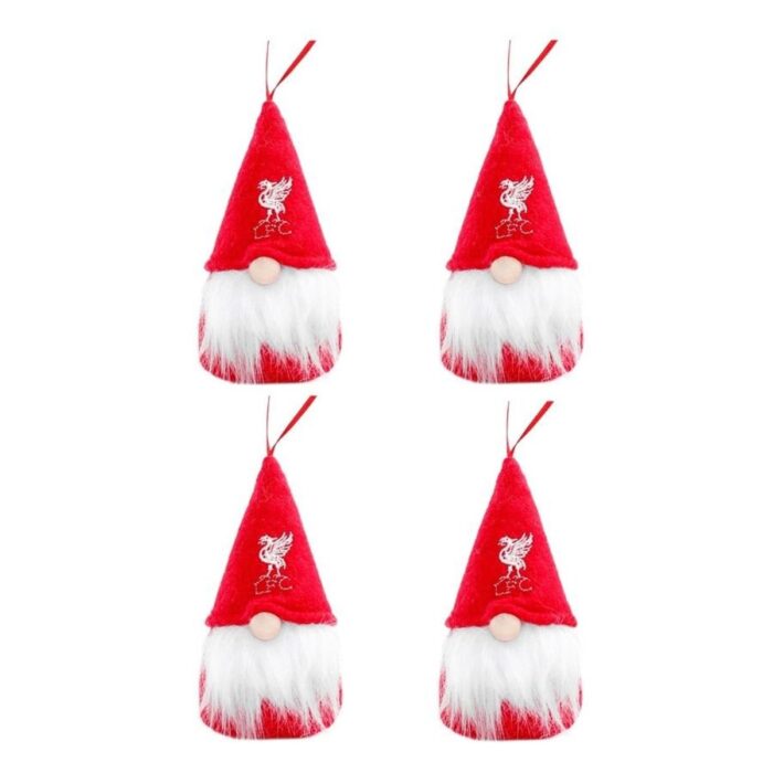 Liverpool Christmas Decoration 4-Pack - Red/White