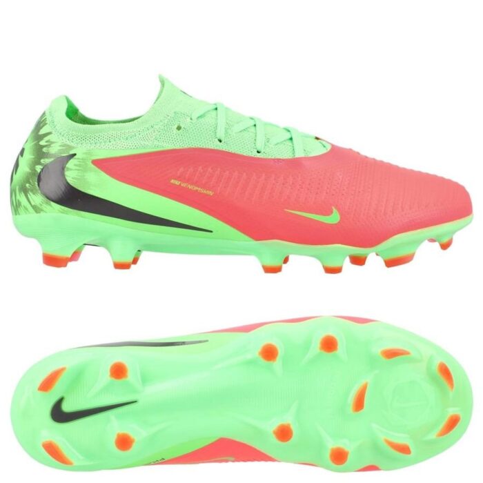 Nike Phantom 6 Pro Low Cut FG Erling Haaland Personal Edition - Hot Punch/Black/Green Strike