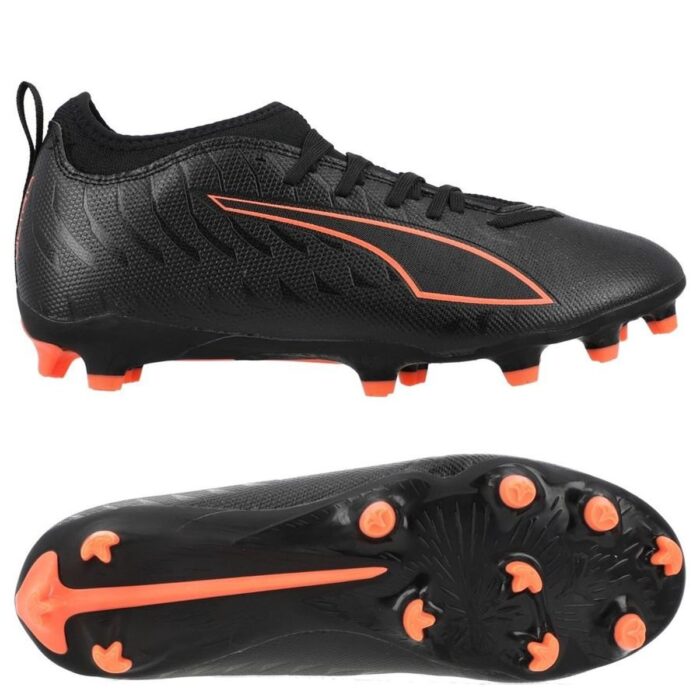PUMA Ultra 6 Match FG/AG Eclipse - PUMA Black/Puma Red Kids