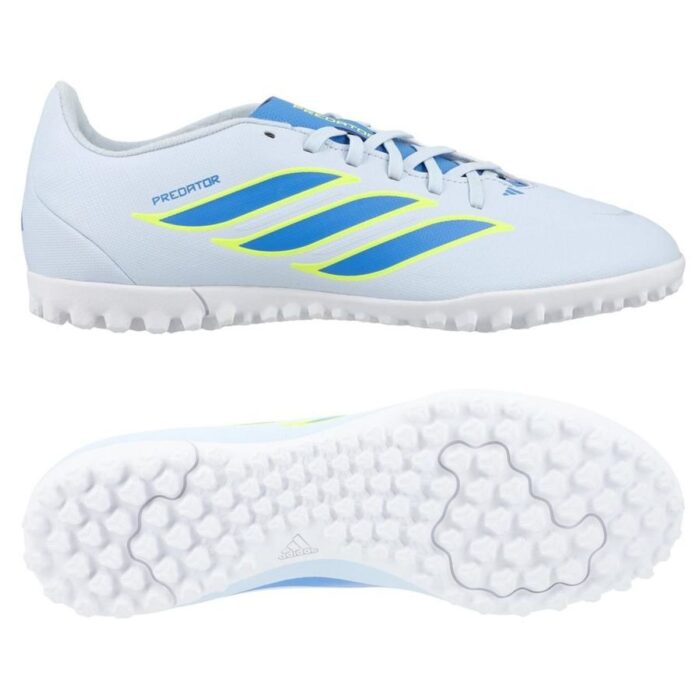 adidas Predator Club TF Ice Cold Precision - Crystal Sky/Ray Blue/Solar Yellow