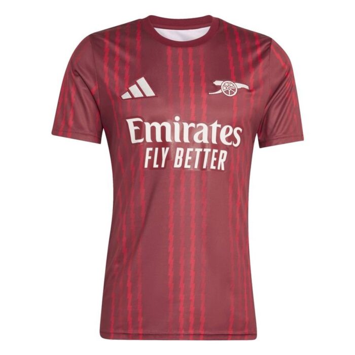 Arsenal Training T-Shirt Pre Match - Collegiate Burgundy/Pure Ruby