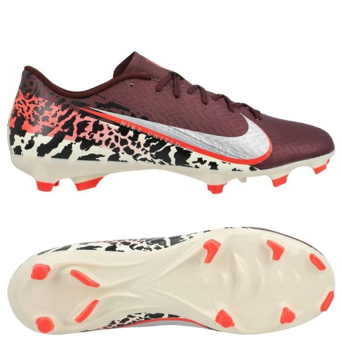Nike Air Zoom Mercurial Vapor 16 Academy MG United - Burgundy Crush/Metallic Silver/Universal Red/Fossil
