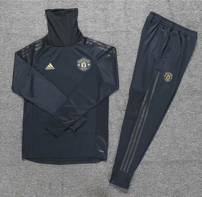 Manchester United Black Snood Tracksuit